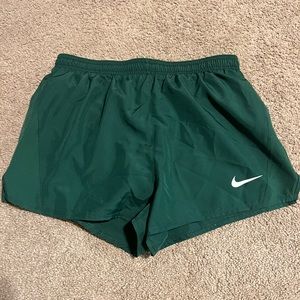 Nike green shorts